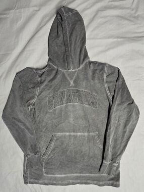 Ottawa Senators NHL Starter Hail Mary Hoodie Grey Destressed Size L Hockey